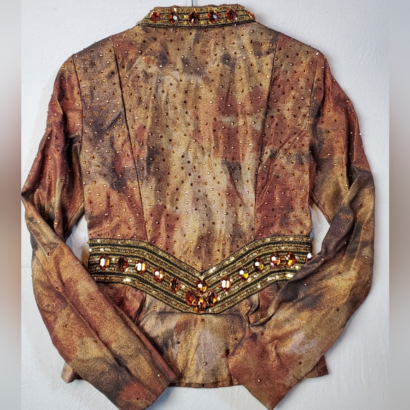 Custom Copper Showmanship Jacket - Picture 3 of 4